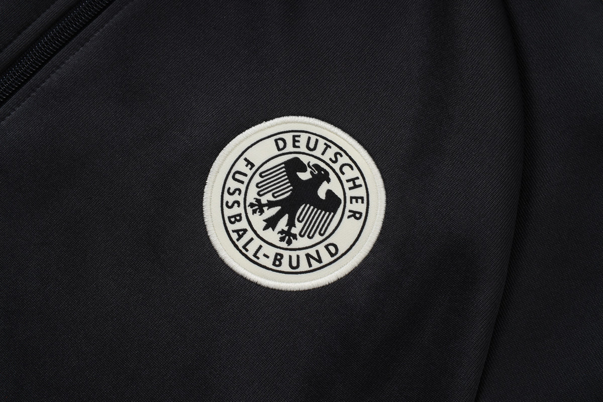 2026 Germany Dark Grey Full Zip Training Suit Adults Or Children