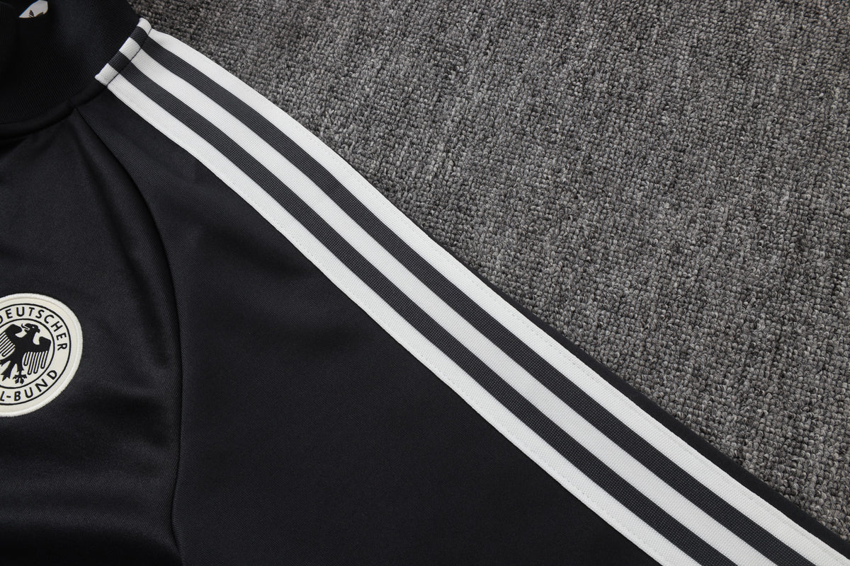 2026 Germany Dark Grey Full Zip Training Suit Adults Or Children