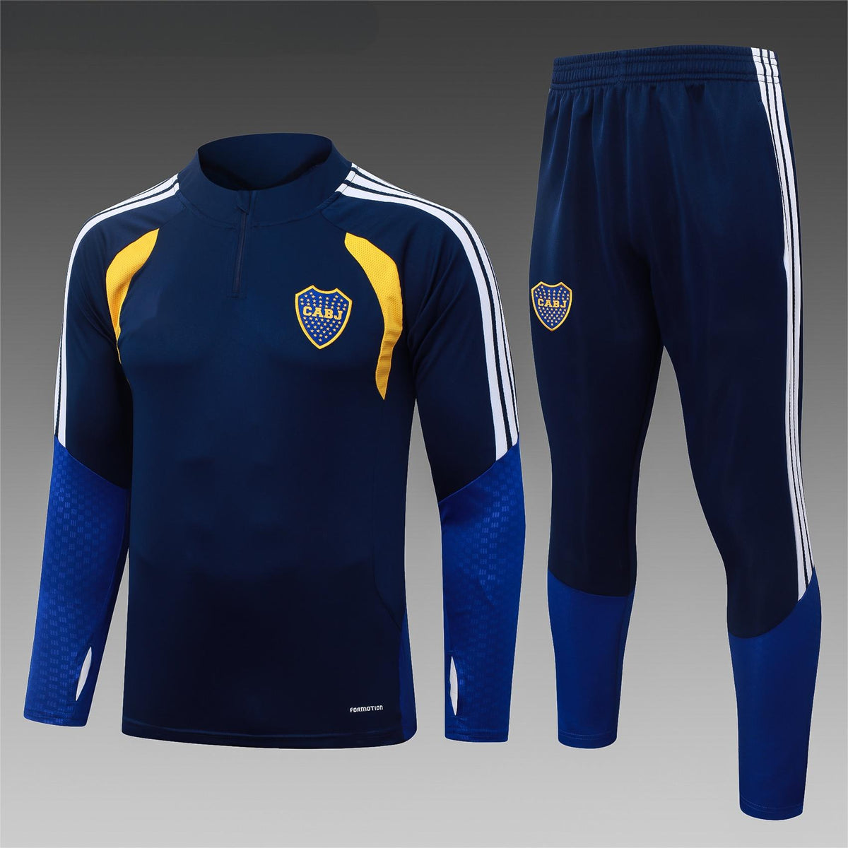 2026-27 Boca Juniors Blue Half Zip Training Suit Adults Or Children