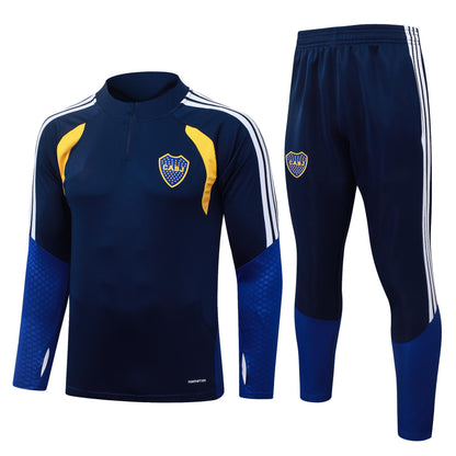 2026-27 Boca Juniors Blue Half Zip Training Suit Adults Or Children