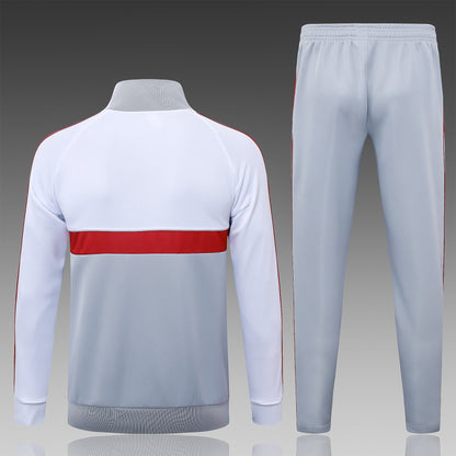 2026-27 Liverpool Grey White Full Zip Training Suit Adults Or Children