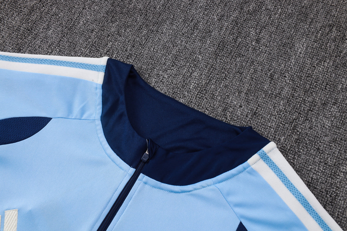 2026-27 Ajax Light Blue Half Zip Training Suit Adults Or Children