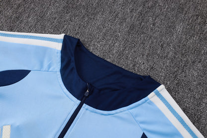 2026-27 Ajax Light Blue Half Zip Training Suit Adults Or Children