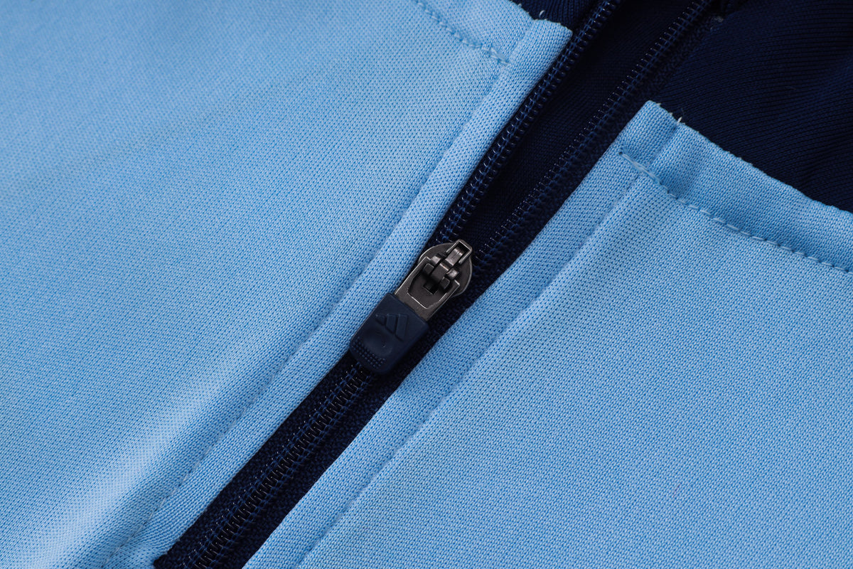 2026-27 Ajax Light Blue Half Zip Training Suit Adults Or Children