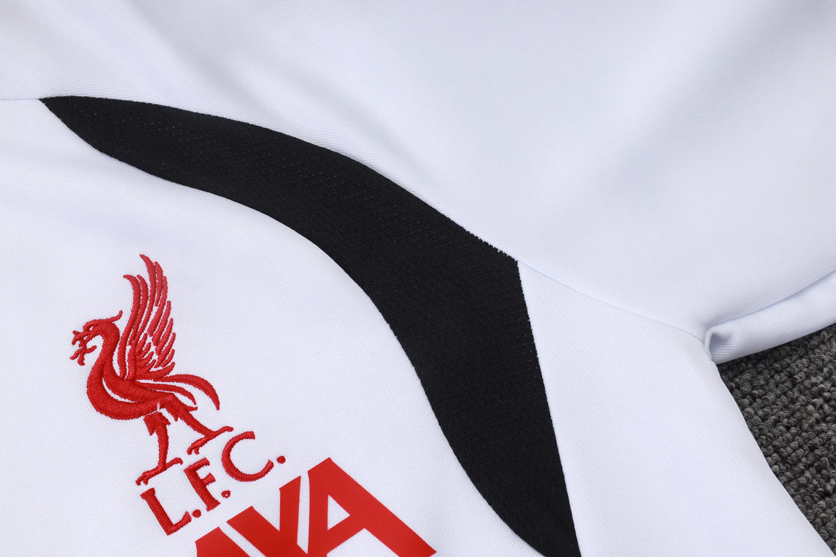 2026-27 Liverpool White Full Zip Training Suit Adults Or Children