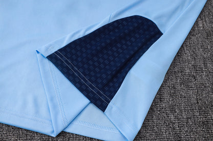 2026-27 Ajax Light Blue Half Zip Training Suit Adults Or Children