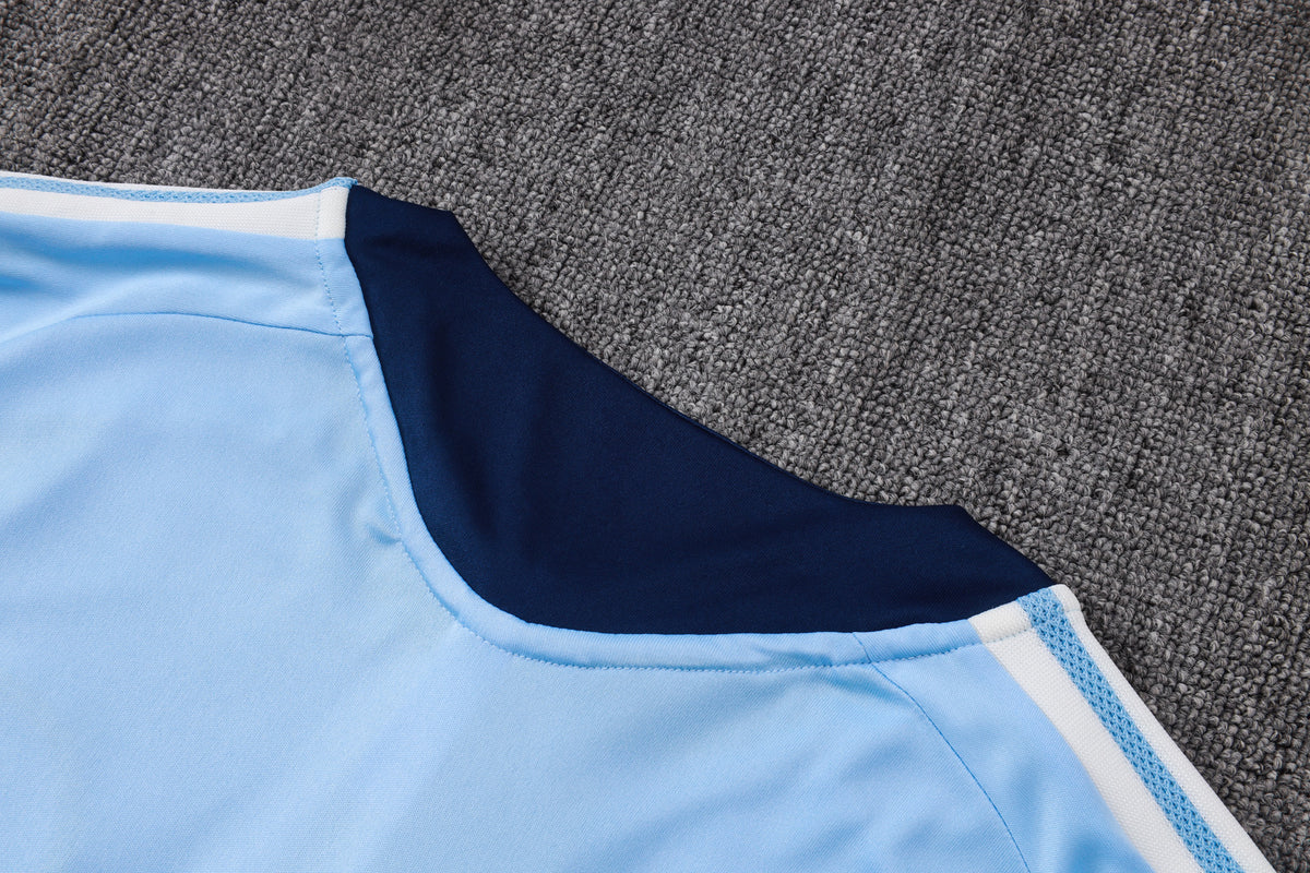 2026-27 Ajax Light Blue Half Zip Training Suit Adults Or Children