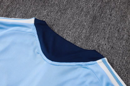 2026-27 Ajax Light Blue Half Zip Training Suit Adults Or Children