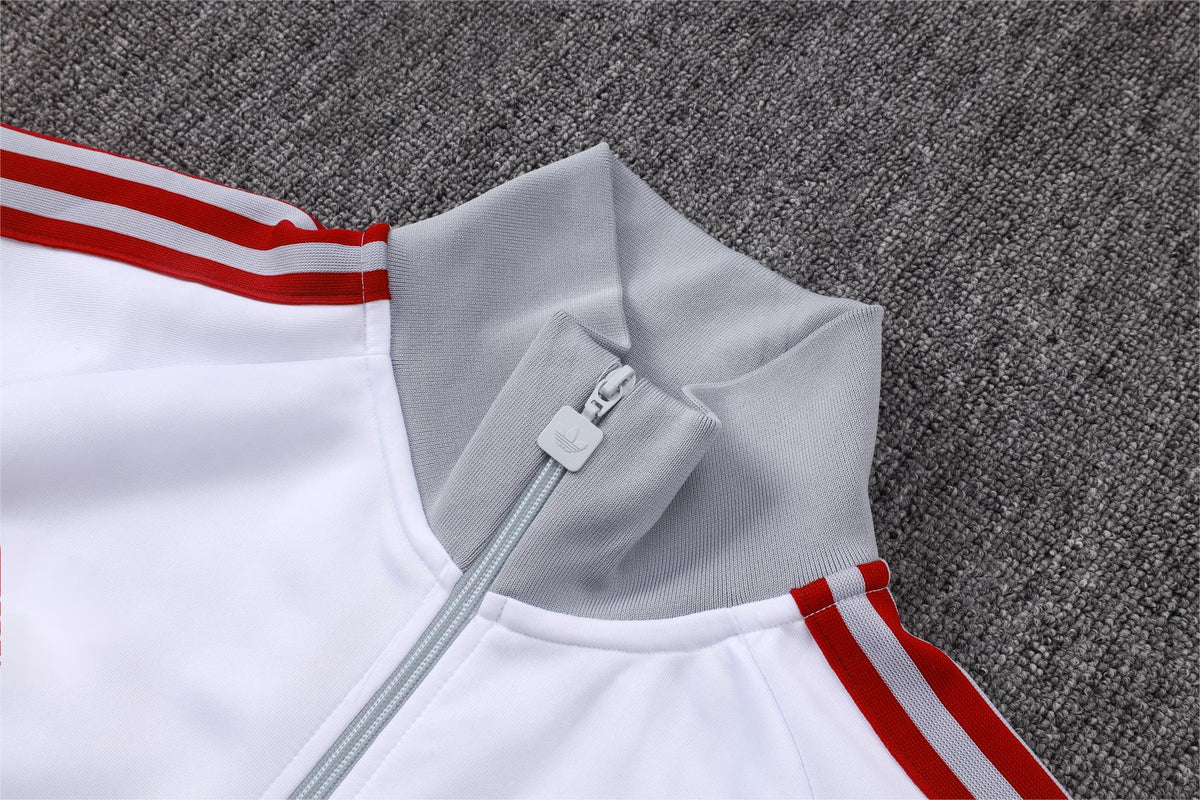 2026-27 Liverpool Grey White Full Zip Training Suit Adults Or Children