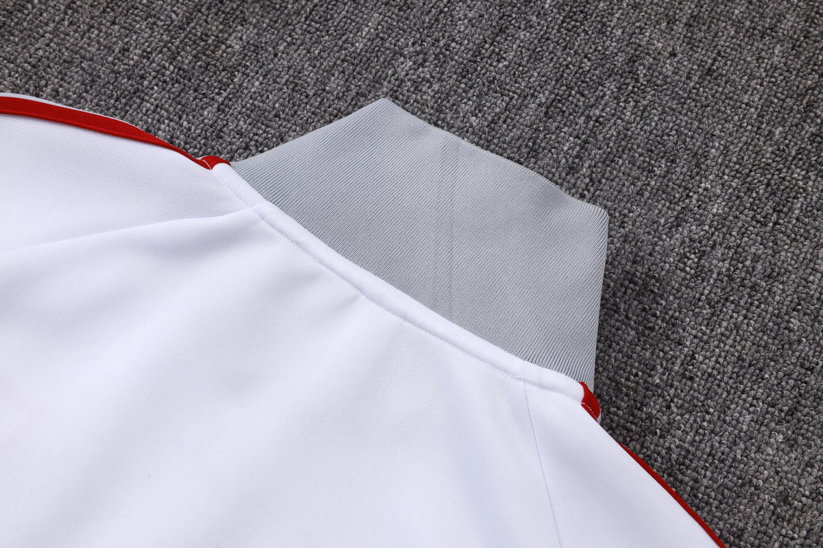 2026-27 Liverpool Grey White Full Zip Training Suit Adults Or Children