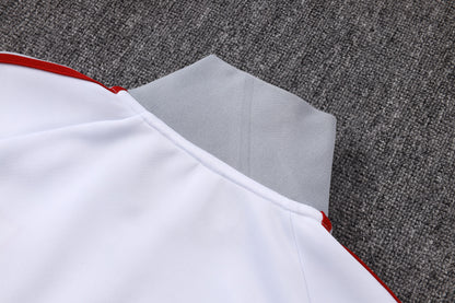 2026-27 Liverpool Grey White Full Zip Training Suit Adults Or Children