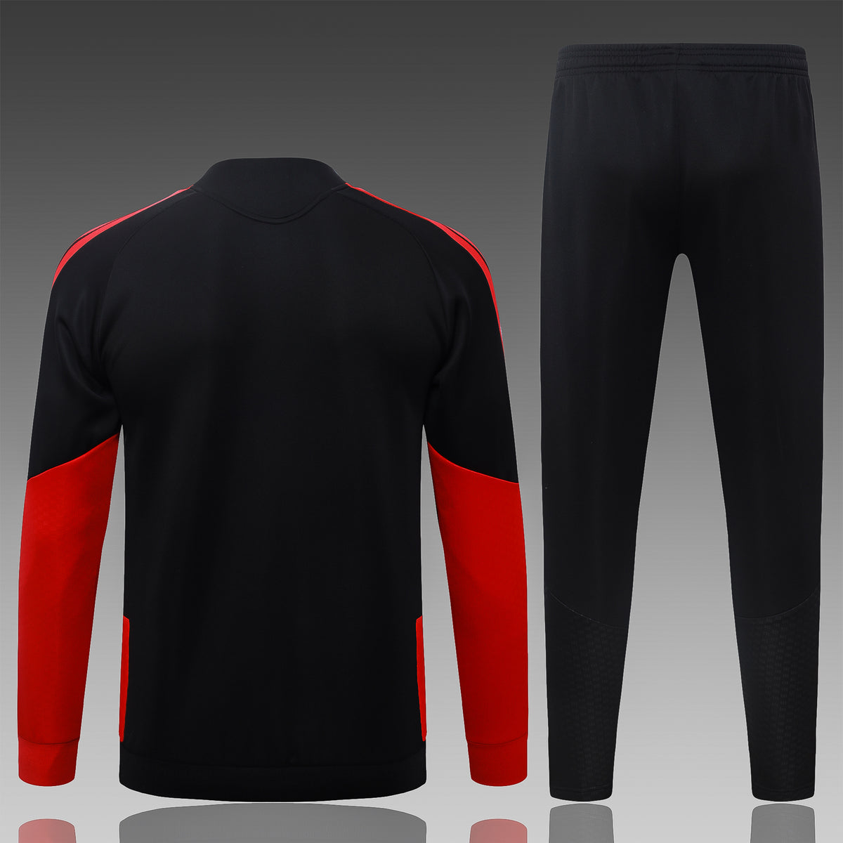 2026-27 Manchester United Black Red Full Zip Training Suit Adults or Children