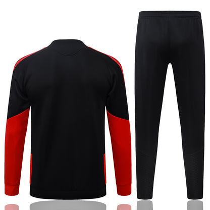 2026-27 Manchester United Black Red Full Zip Training Suit Adults or Children