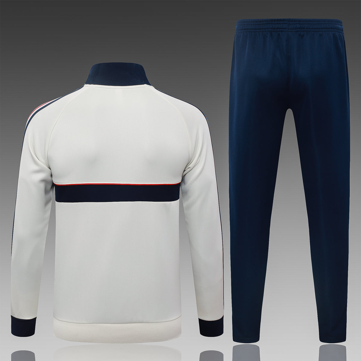 2026-27 Bayern Beige Royal Blue Full Zip Training Suit Adults Or Children