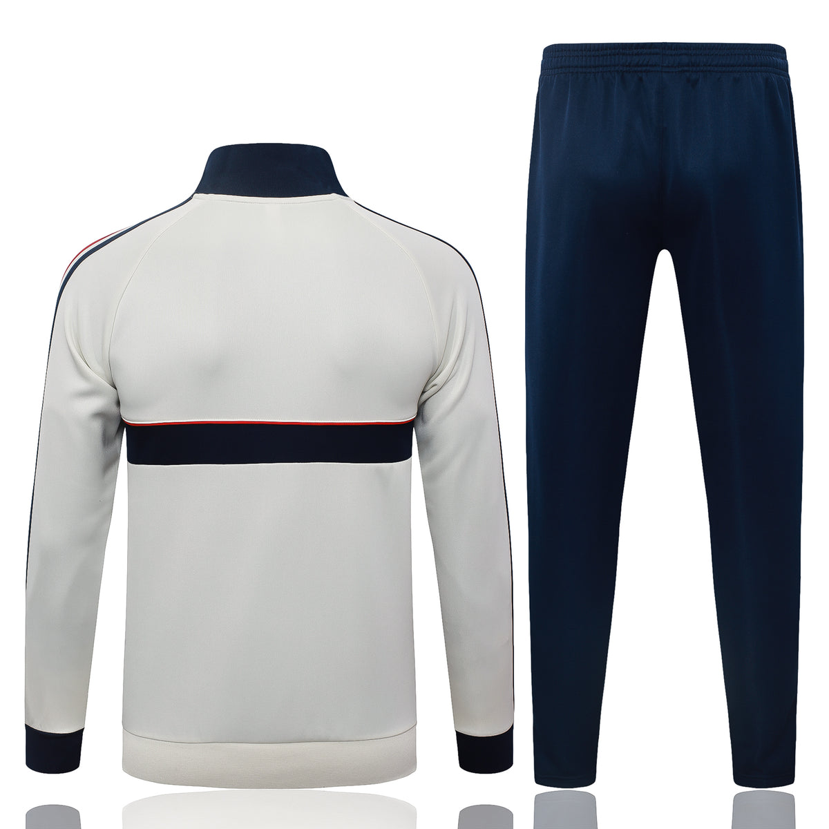 2026-27 Bayern Beige Royal Blue Full Zip Training Suit Adults Or Children