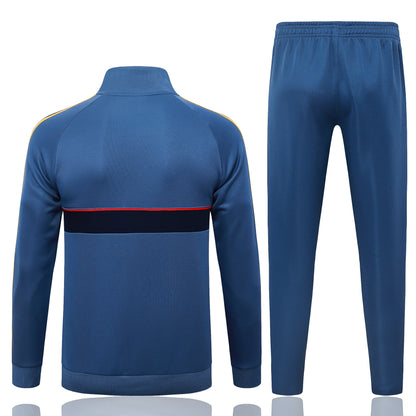 2026-27 Arsenal Mid Blue Full Zip Training Suit Adults Or Children
