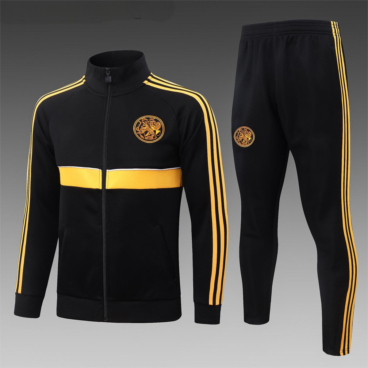 2026-27 Ajax Black Full Zip Training Suit Adults Or Children