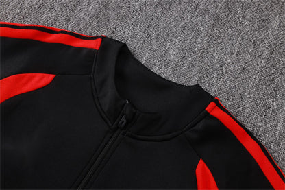2026-27 Manchester United Black Red Full Zip Training Suit Adults or Children