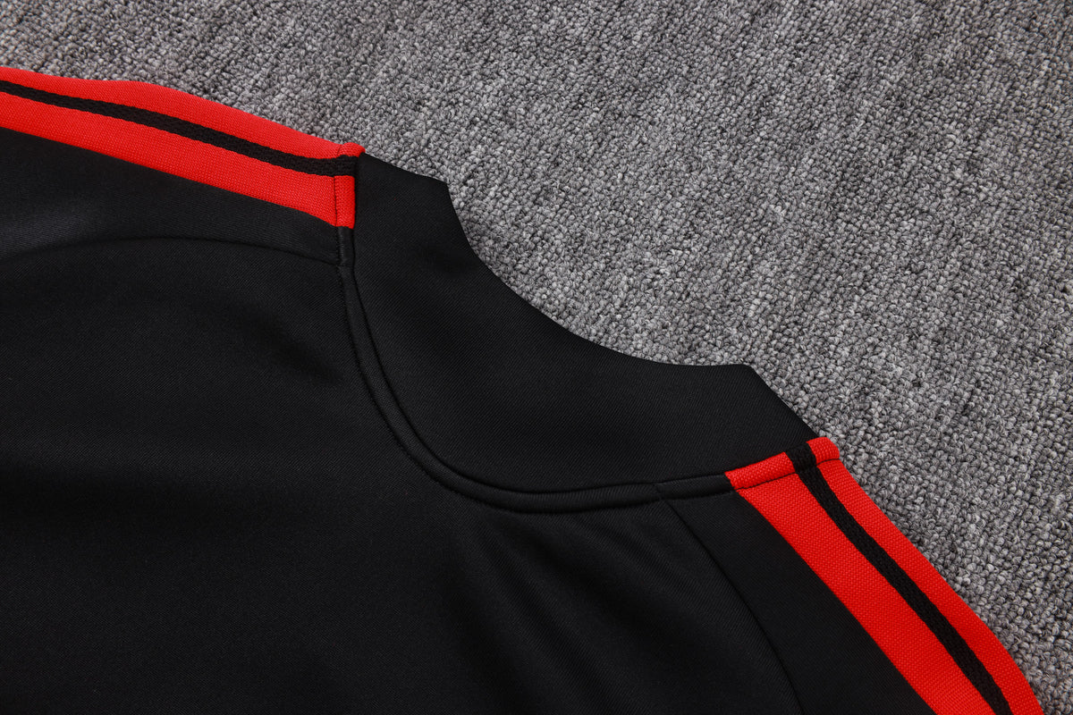 2026-27 Manchester United Black Red Full Zip Training Suit Adults or Children