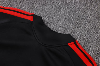 2026-27 Manchester United Black Red Full Zip Training Suit Adults or Children
