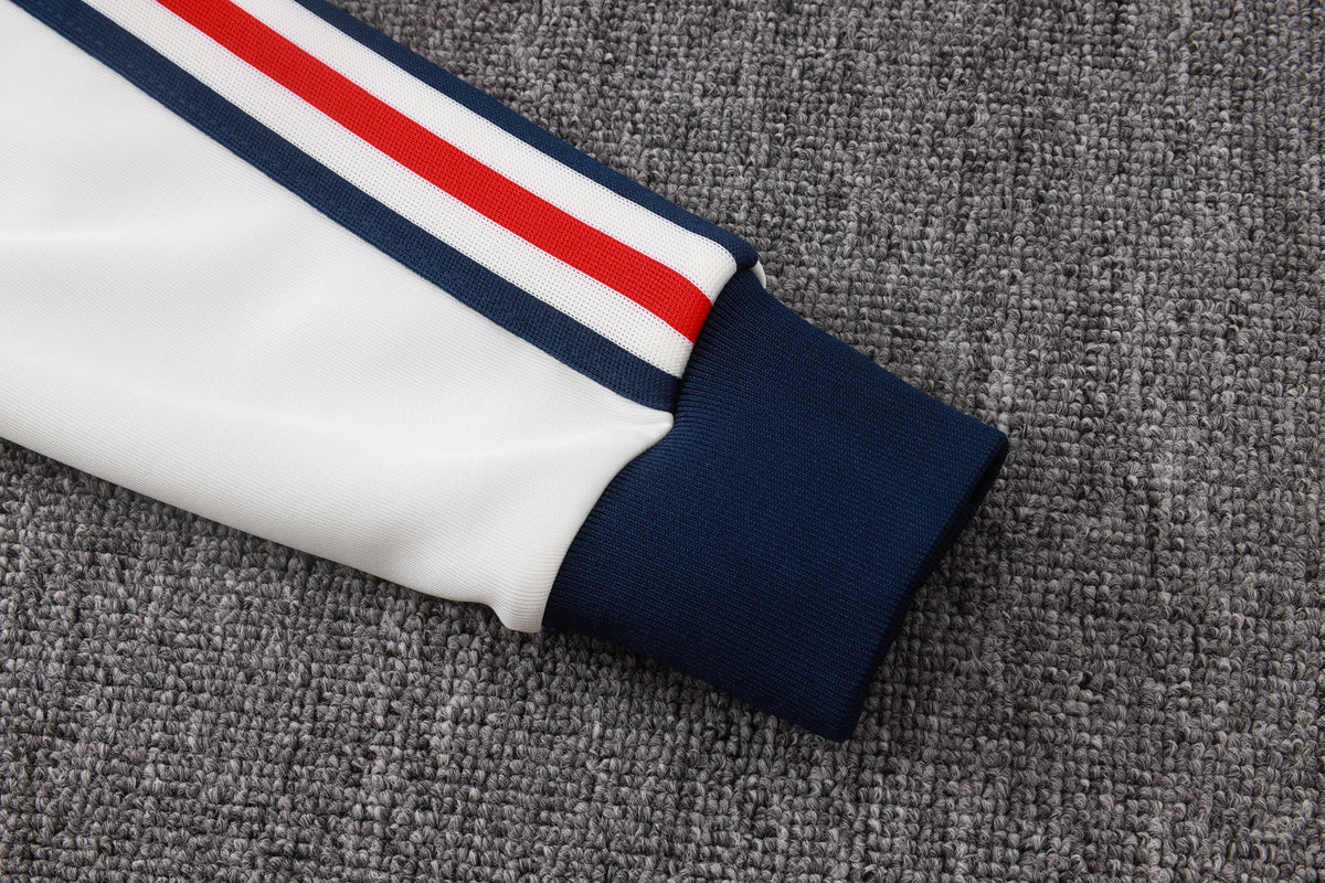 2026-27 Bayern Beige Royal Blue Full Zip Training Suit Adults Or Children