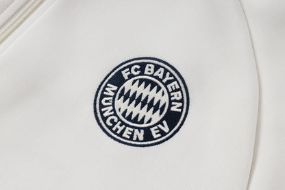 2026-27 Bayern Beige Royal Blue Full Zip Training Suit Adults Or Children
