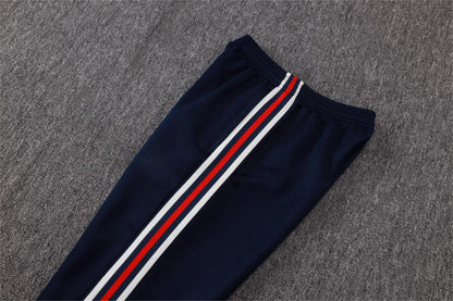 2026-27 Bayern Beige Royal Blue Full Zip Training Suit Adults Or Children
