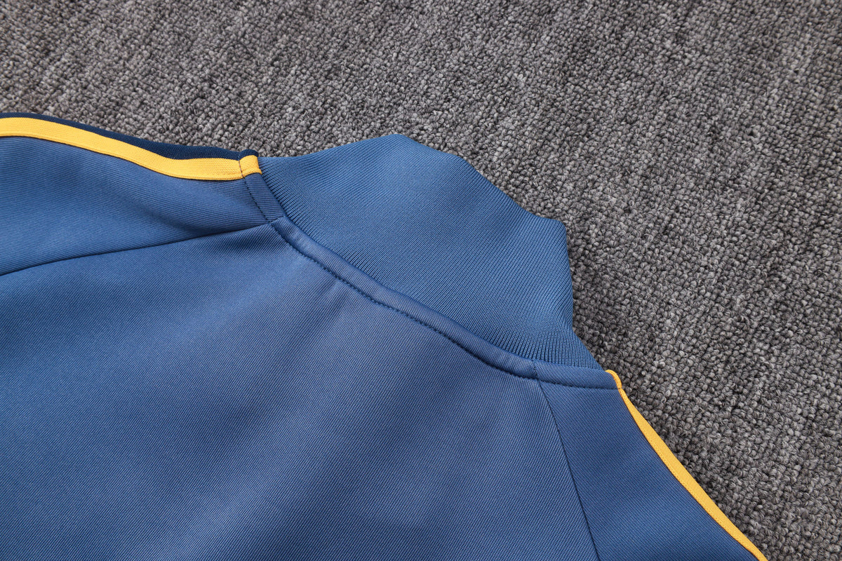 2026-27 Arsenal Mid Blue Full Zip Training Suit Adults Or Children