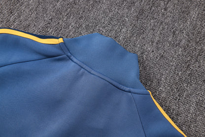 2026-27 Arsenal Mid Blue Full Zip Training Suit Adults Or Children