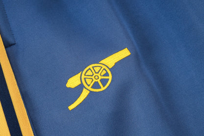 2026-27 Arsenal Mid Blue Full Zip Training Suit Adults Or Children