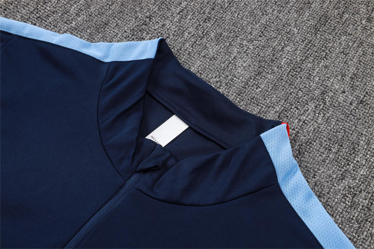 2026 England Deep Blue Half Zip Training Suit Adults Or Children