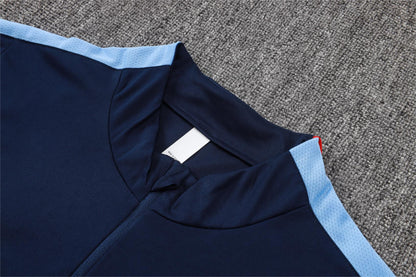 2026 England Deep Blue Half Zip Training Suit Adults Or Children