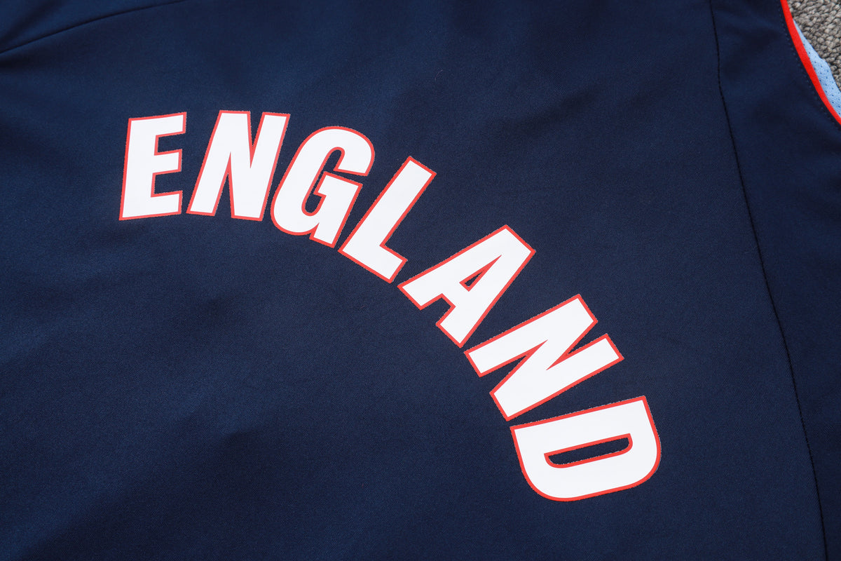 2026 England Deep Blue Half Zip Training Suit Adults Or Children