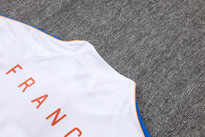2026 France White Half Zip Training Suit Adults Or Children