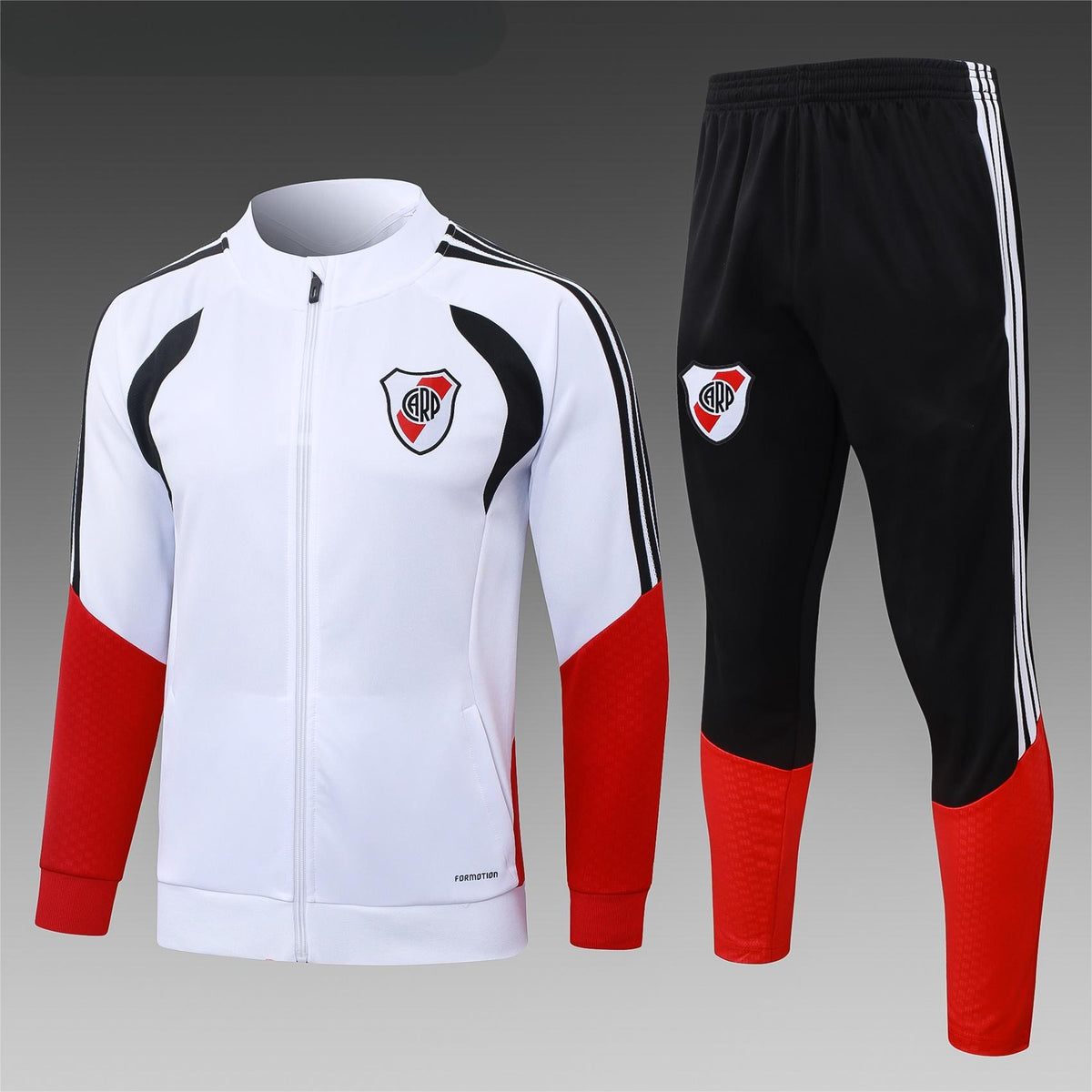 2026-27 River Plate White Full Zip Training Suit Adults Or Children