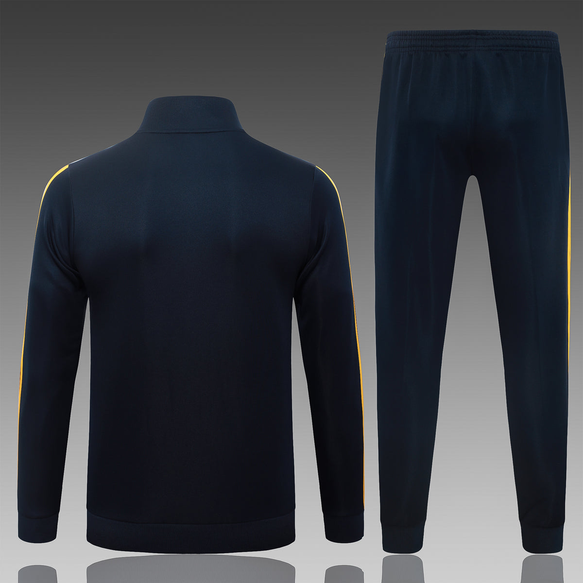 2026-27 Real Madrid Deep Blue Full Zip Training Suit Adults Or Children