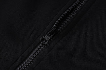 2026-27 Paris Black Red Full Zip Training Suit Adults Or Children