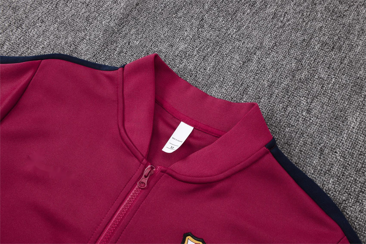 2026-27 Barcelona Jujube Full Zip Training Suit Adults Or Children