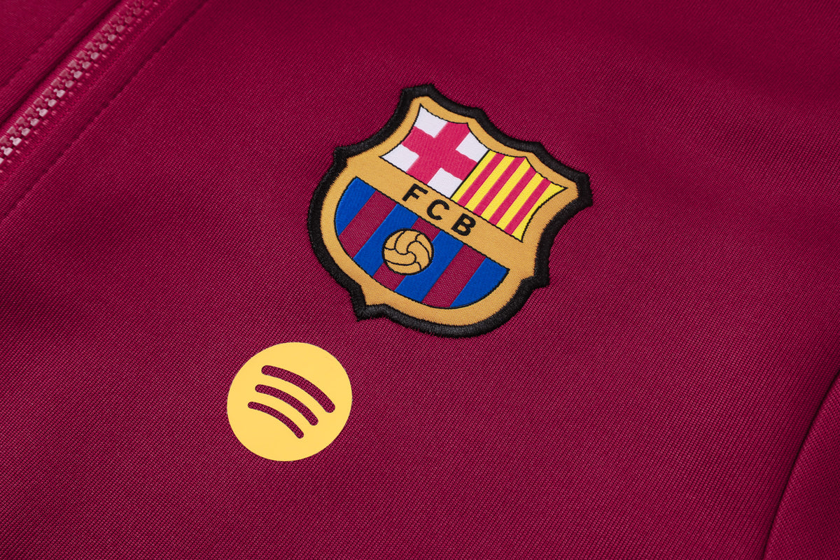 2026-27 Barcelona Jujube Full Zip Training Suit Adults Or Children