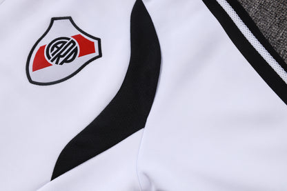 2026-27 River Plate White Full Zip Training Suit Adults Or Children