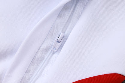 2026-27 River Plate White Full Zip Training Suit Adults Or Children