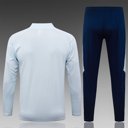 2026-27 Manchester City Light Blue Half Zip Training Suit Adults Or Children