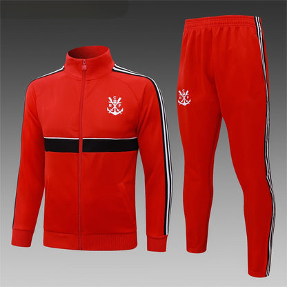2026-27 Flamengo Red Full Zip Training Suit Adults Or Children