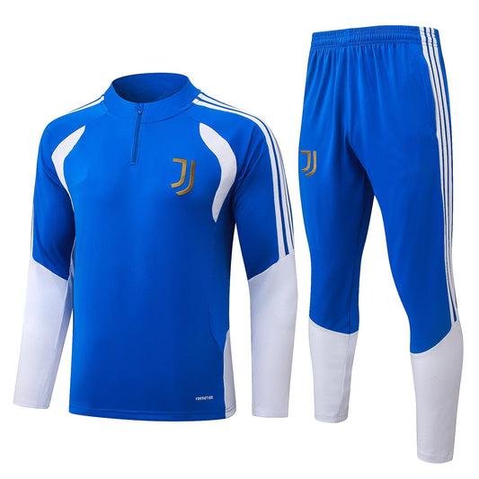 2026-27 Juventus Color Blue Half Zip Training Suit Adults Or Children