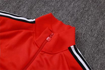 2026-27 Flamengo Red Full Zip Training Suit Adults Or Children