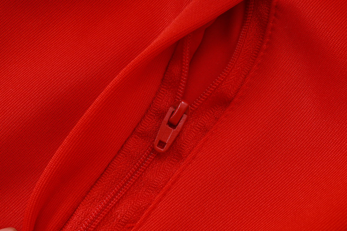 2026-27 Flamengo Red Full Zip Training Suit Adults Or Children