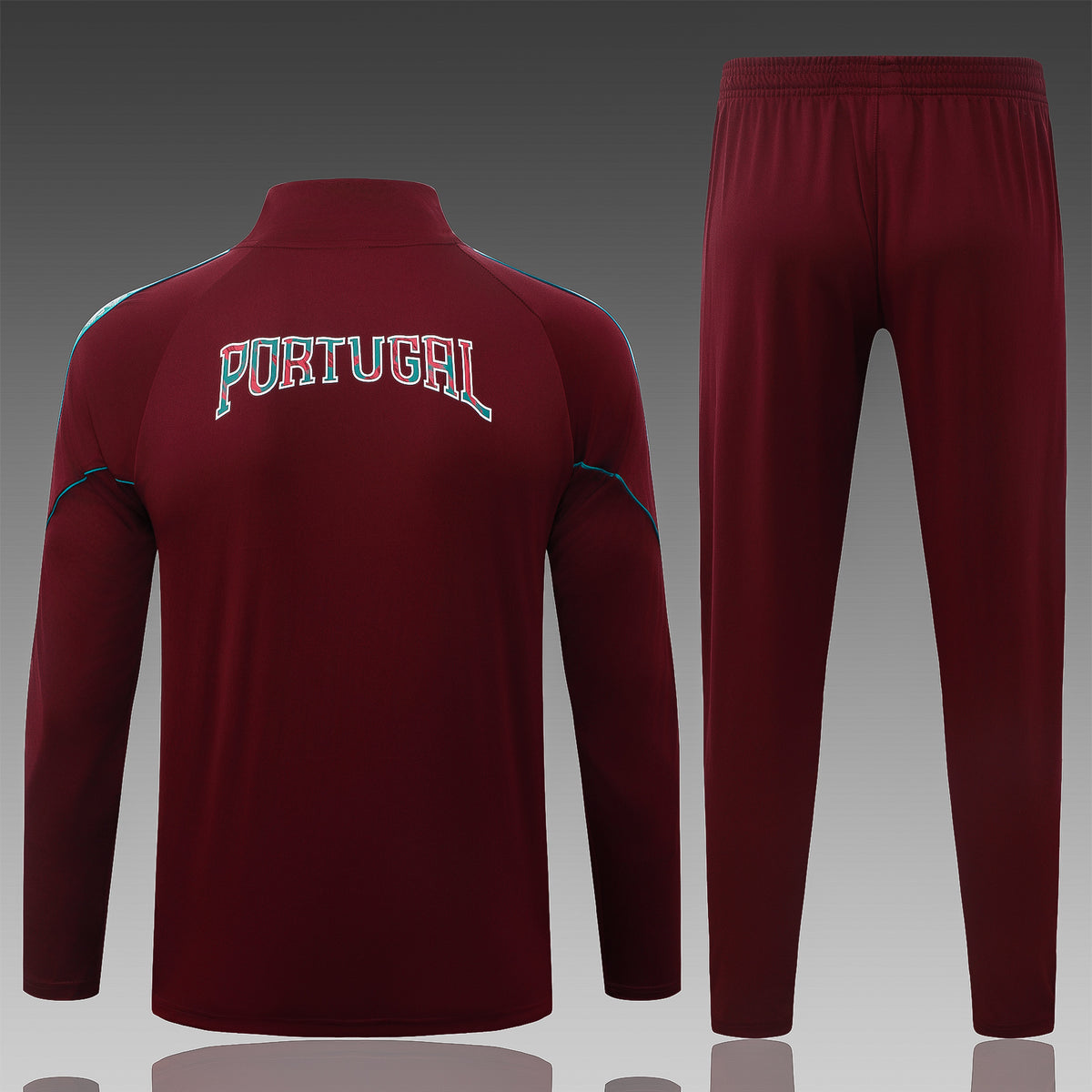 2026 Portugal Jujube Half Zip Training Suit Adults Or Children