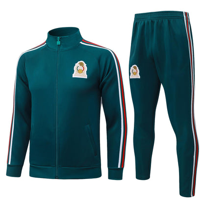 2026 Mexico Deep Green Full Zip Training Suit Adults Or Children