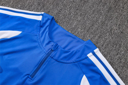 2026-27 Juventus Color Blue Half Zip Training Suit Adults Or Children