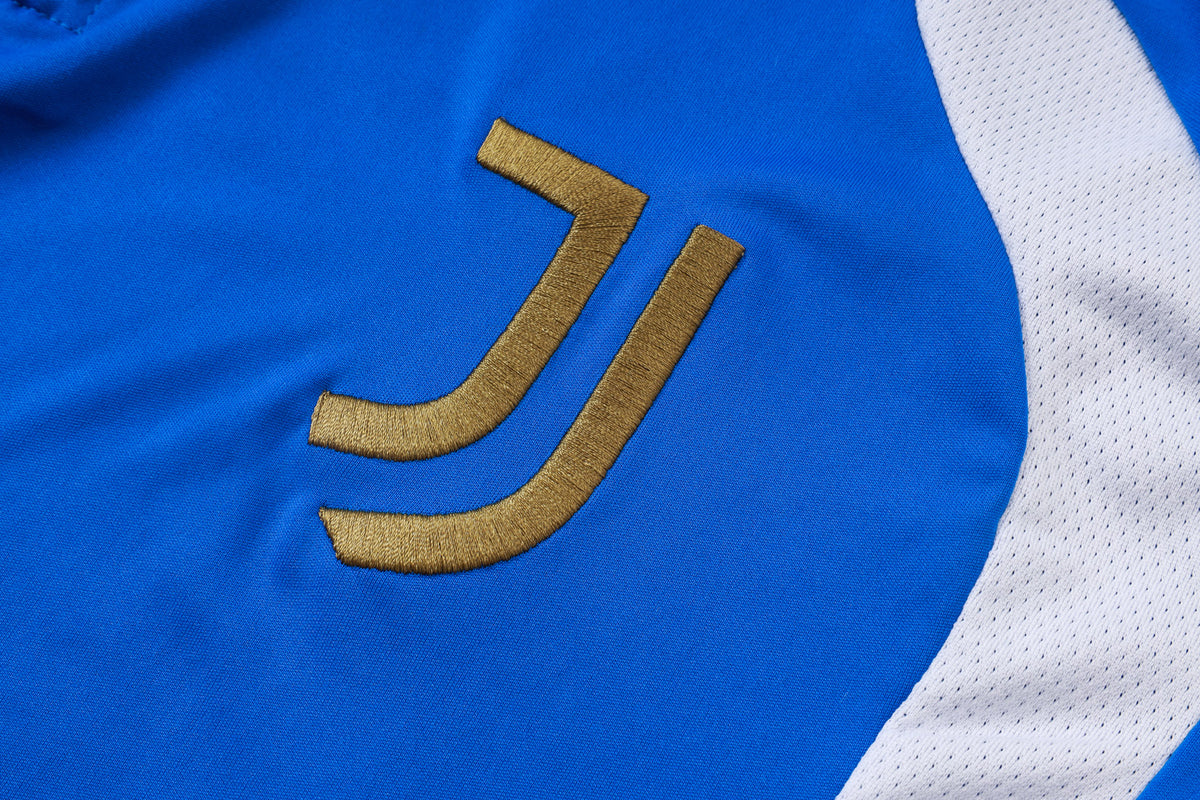 2026-27 Juventus Color Blue Half Zip Training Suit Adults Or Children